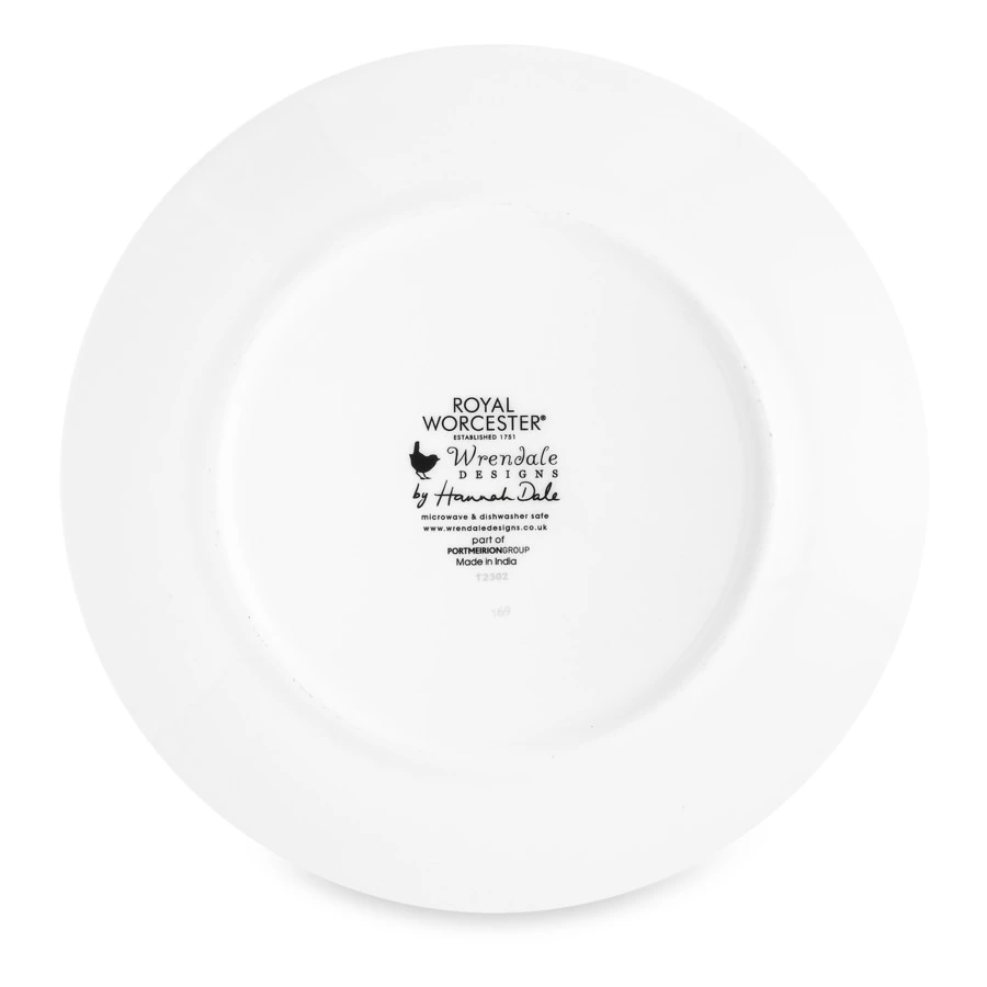 Тарелка десертная Royal Worcester Забавная фауна Корова 16,5 см, фарфор костяной