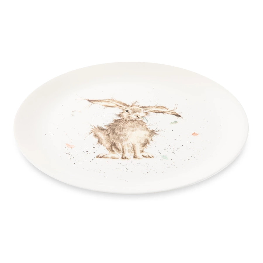 Тарелка закусочная Royal Worcester Забавная фауна Заяц 20 см, фарфор костяной