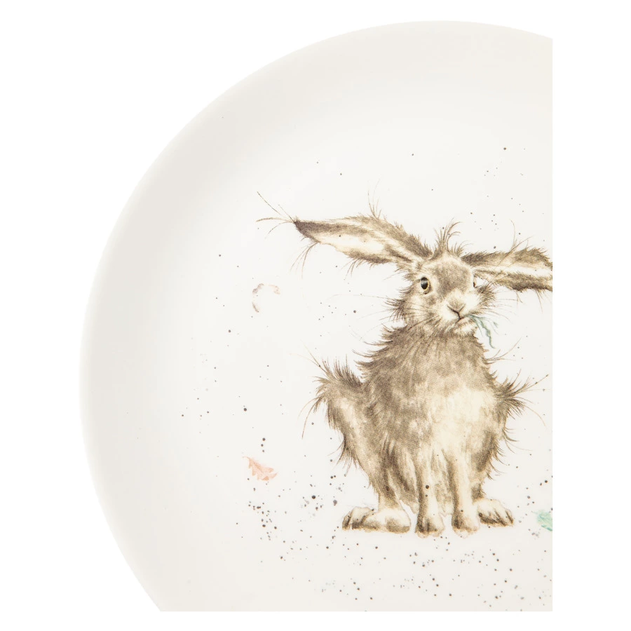 Тарелка закусочная Royal Worcester Забавная фауна Заяц 20 см, фарфор костяной