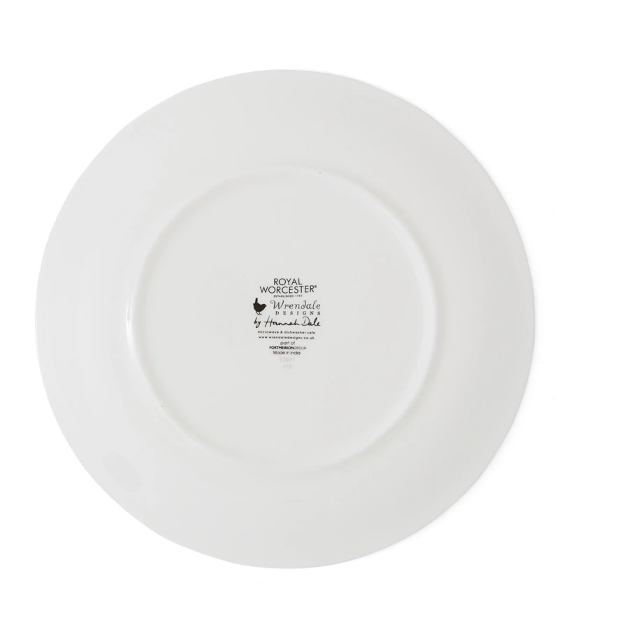 Тарелка закусочная Royal Worcester Забавная фауна Заяц 20 см, фарфор костяной