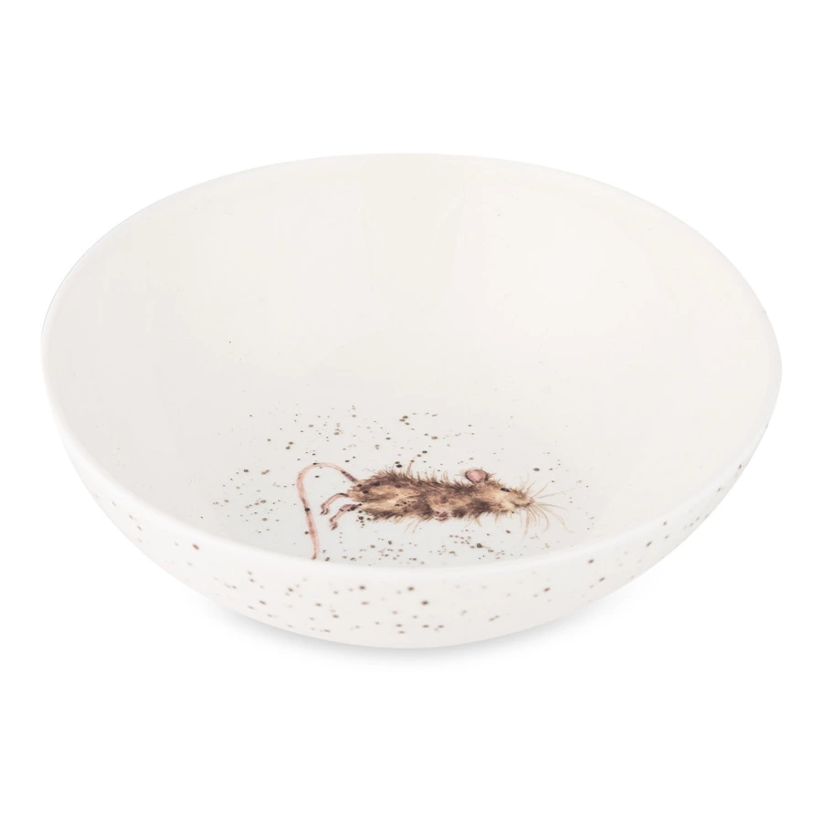 Салатник порционный Royal Worcester Забавная фауна Мышь 15 см, фарфор костяной
