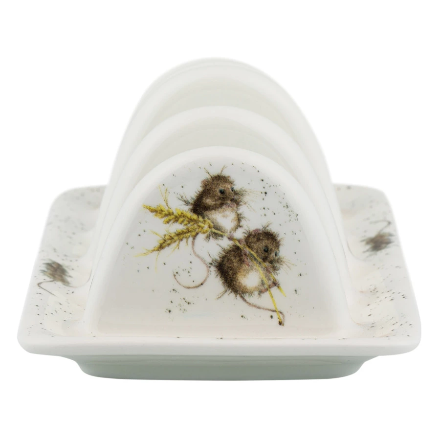 Подставка для тостов Royal Worcester Забавная фауна Мыши 19 см, фарфор костяной