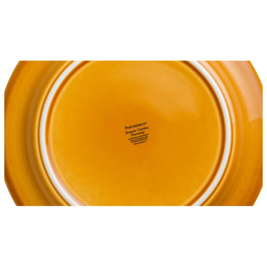Тарелка обеденная Portmeirion Ботанический сад Гармония 27 см, янтарная