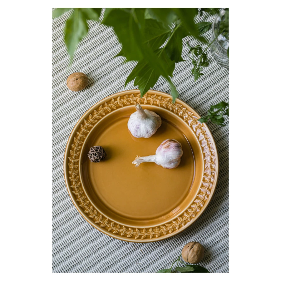 Тарелка обеденная Portmeirion Ботанический сад Гармония 27 см, янтарная