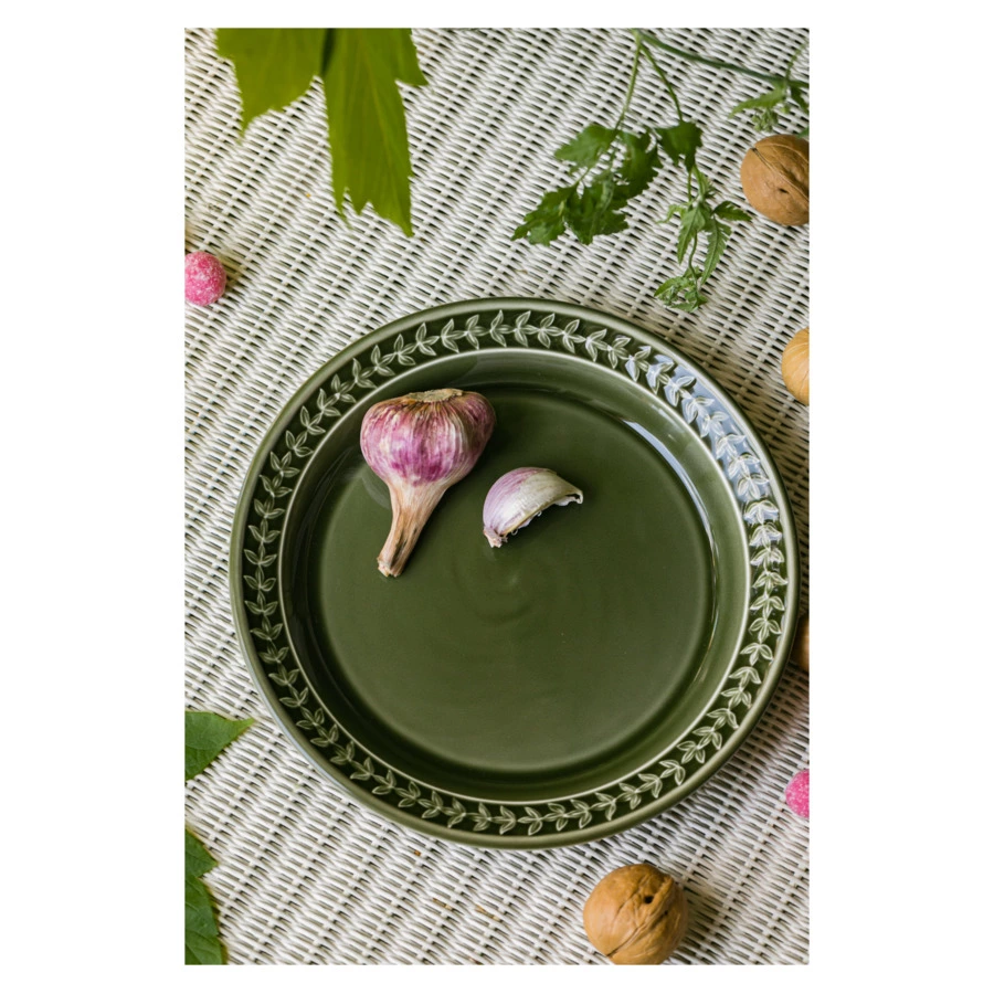 Тарелка закусочная Portmeirion Ботанический сад.Гармония 20 см, темно-зеленая