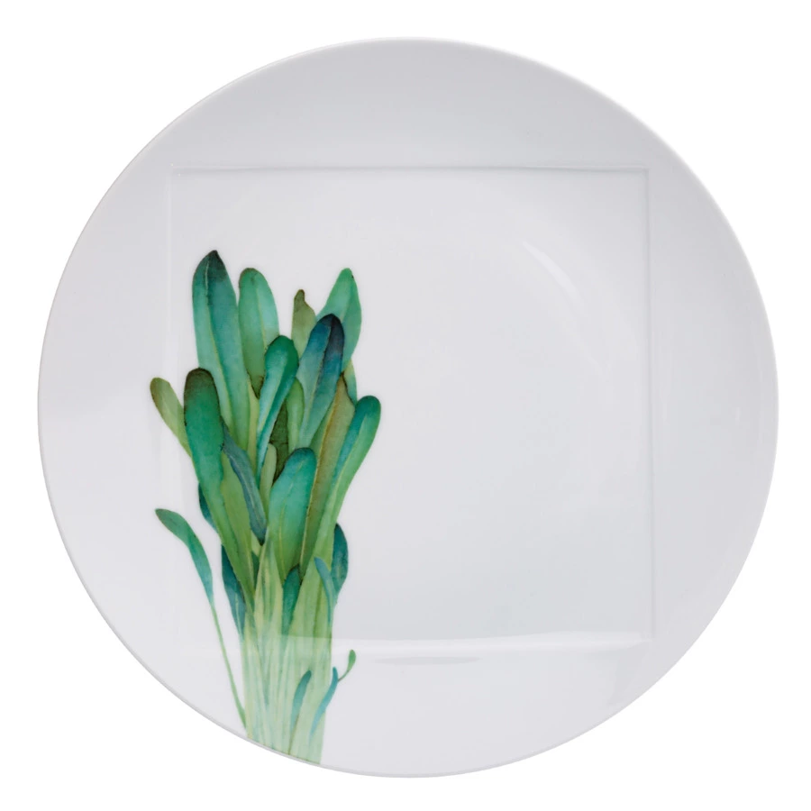 Тарелка обеденная Noritake Овощной букет Горчица 27 см, фарфор