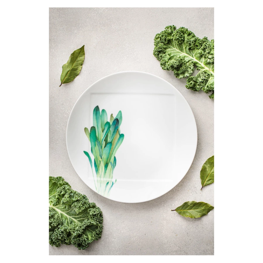 Тарелка обеденная Noritake Овощной букет Горчица 27 см, фарфор