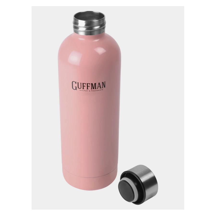 Термос Guffman Beach 500 мл, сталь нержавеющая, розовый, п/к