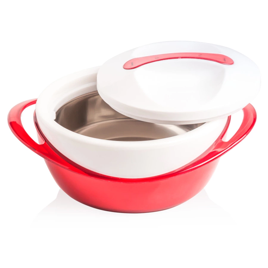 Набор термокастрюль Pinnacle, 3 шт, 400 мл, 600 мл, 1,2 л, красный металлик