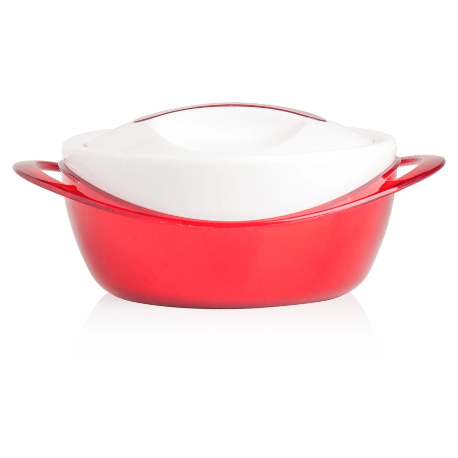 Набор термокастрюль Pinnacle, 3 шт, 400 мл, 600 мл, 1,2 л, красный металлик