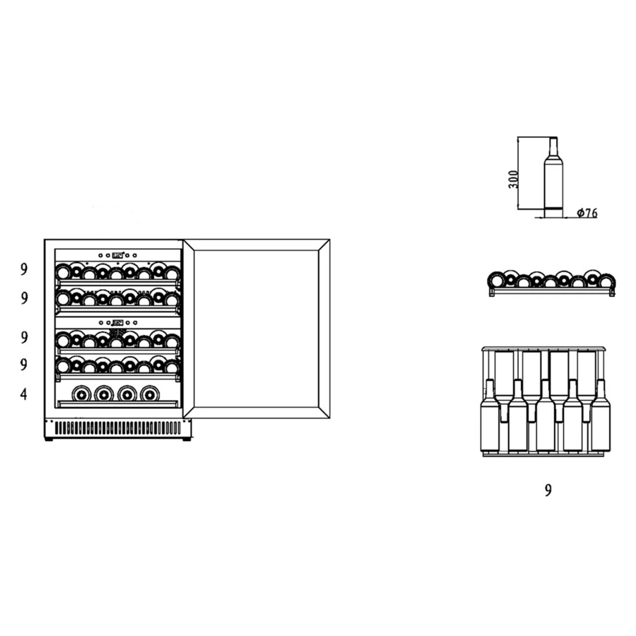 Холодильник винный CASO WineChef Pro 40