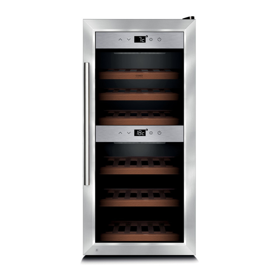 холодильник винный caso winecomfort 66 black 205л Холодильник винный CASO WineComfort 24