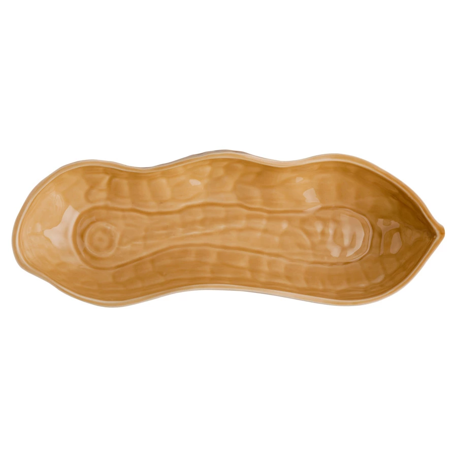 Блюдо для горячего с крышкой Bordallo Pinheiro Орехи Арахис 42 см, керамика