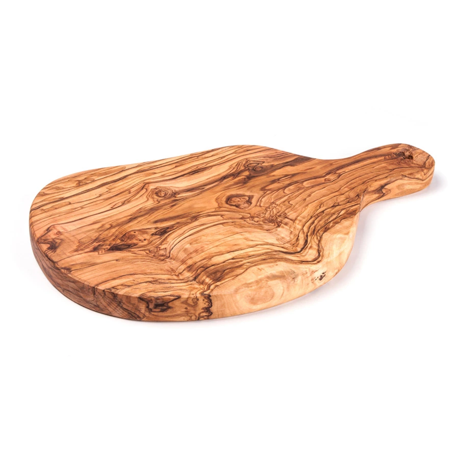 Доска прямоугольная 30см с ручкой Olivier, оливковое дерево