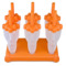 Набор формочек для мороженого на палочке Tovolo Ракета 75мл, 6 шт (оранжевый)
