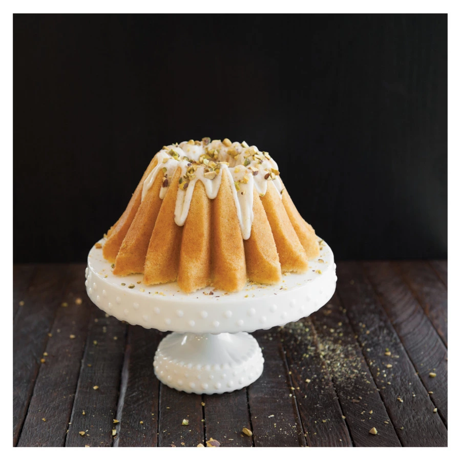 Форма для выпечки 3D Nordic Ware Цветок Лотоса 1,2 л, литой алюминий, золотая