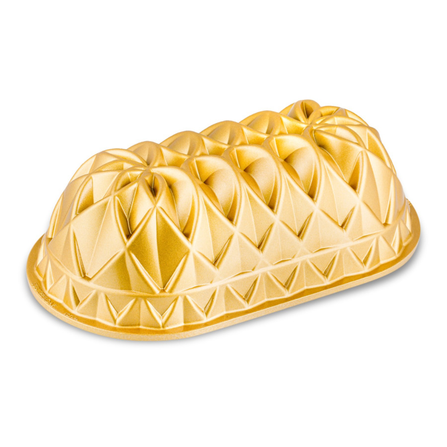 Форма для выпечки Nordic Ware Юбилейный пирог овальная 1,4л, литой алюминий (золотая)