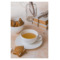 Чашка чайная с блюдцем Mix&Match Синергия 250 мл, белый декор, фарфор костяной