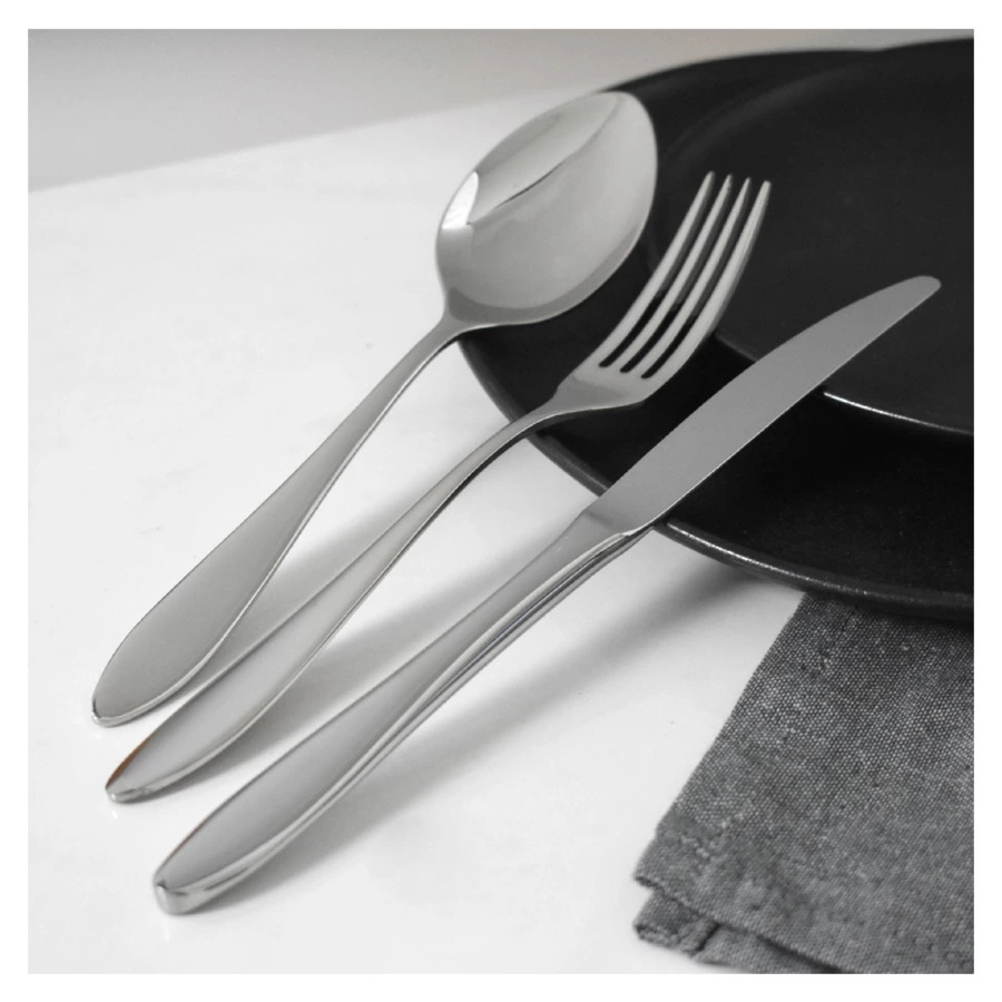 Набор столовых приборов Face Jasmine на 6 персон 24 предмета,  деревянная коробка