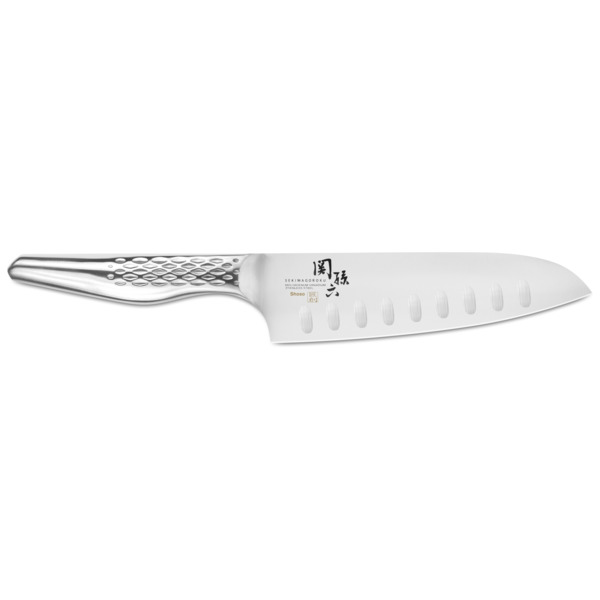 Нож кухонный Сантоку KAI Магороку Шосо 16,5 см, сталь кованая нержавеющая