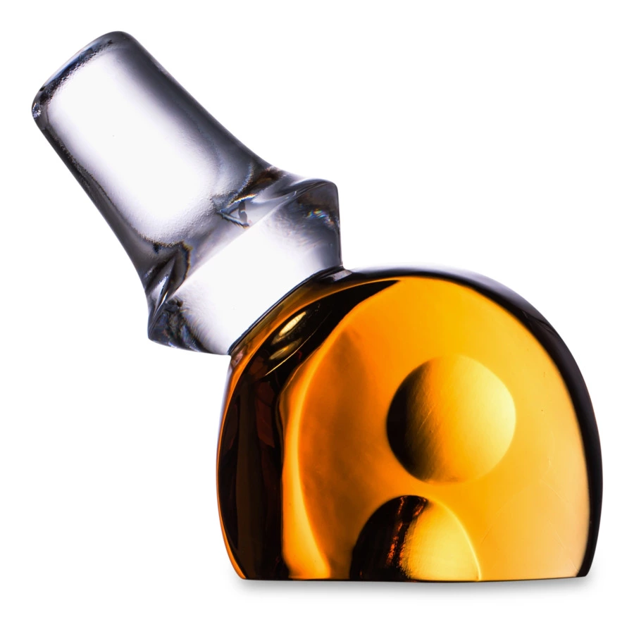 Графин ГХЗ Мышка 1,2 л, хрусталь,  прозрачный с янтарем