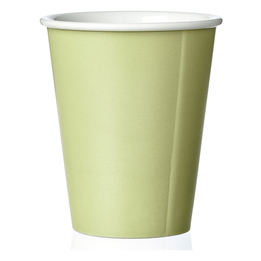 Стакан чайный Viva Scandinavia Laurа 200 мл, фарфор твердый, светло-зеленый