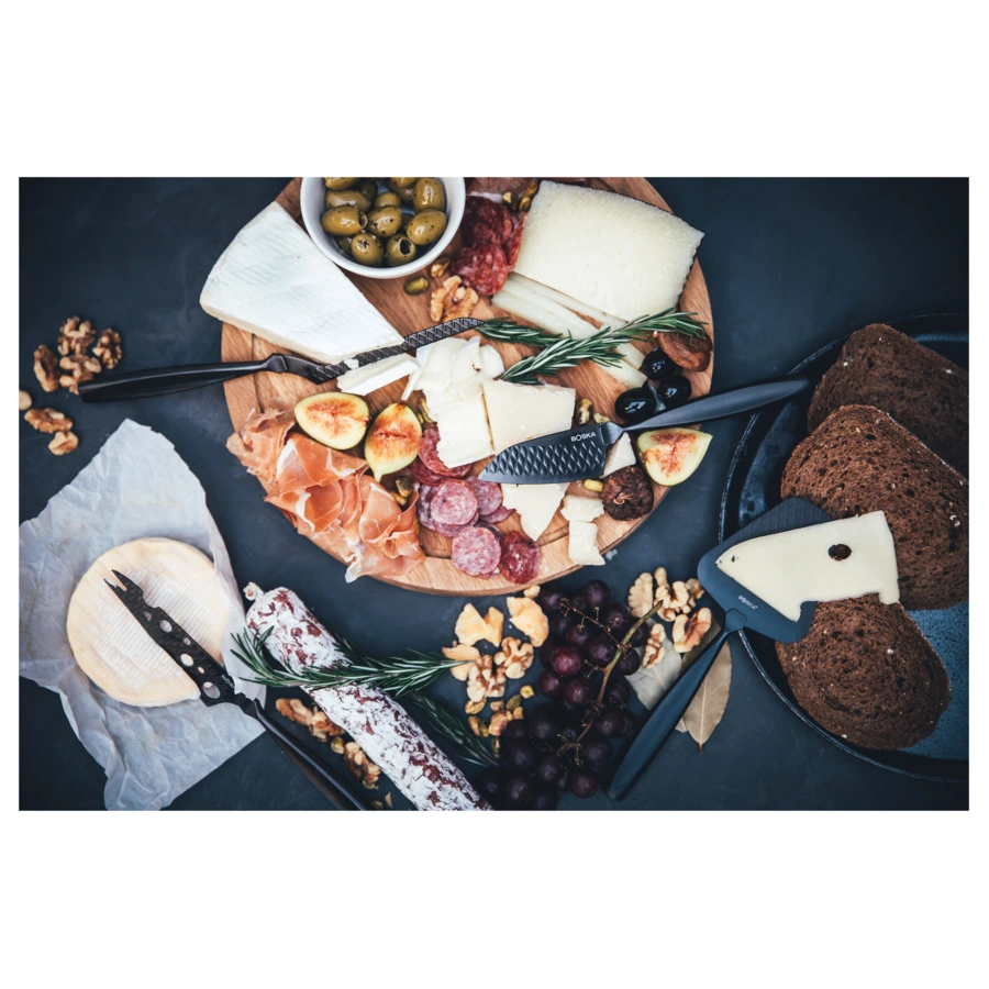 Слайсер для твёрдого и полутвёрдого сыра Boska Монако+ 25 см, чёрный