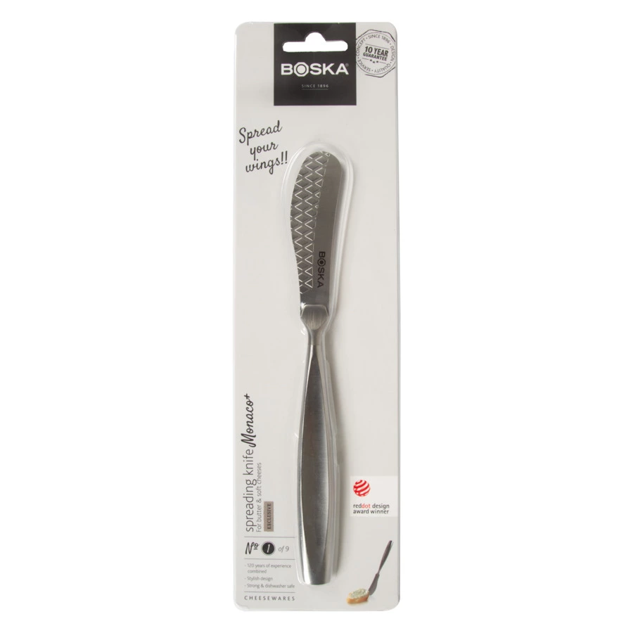 Нож для мягкого сыра, масла и паштета Boska Монако+ 21х2,3см, сталь нержавеющая