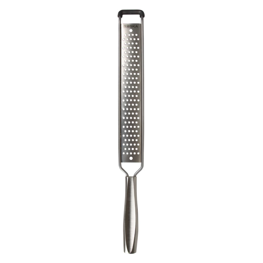 Тёрка для сыра, шоколада, имбиря и чеснока Boska Монако+ плоская 32х3,5 см, сталь нержавеющая