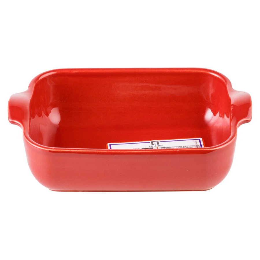 Форма для запекания прямоугольная Esprit de cuisine  19,5x13 см, 500 мл, керамика, малиновая