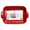Форма для запекания прямоугольная Esprit de cuisine 32x21 см, 2,3 л, керамика, малиновая