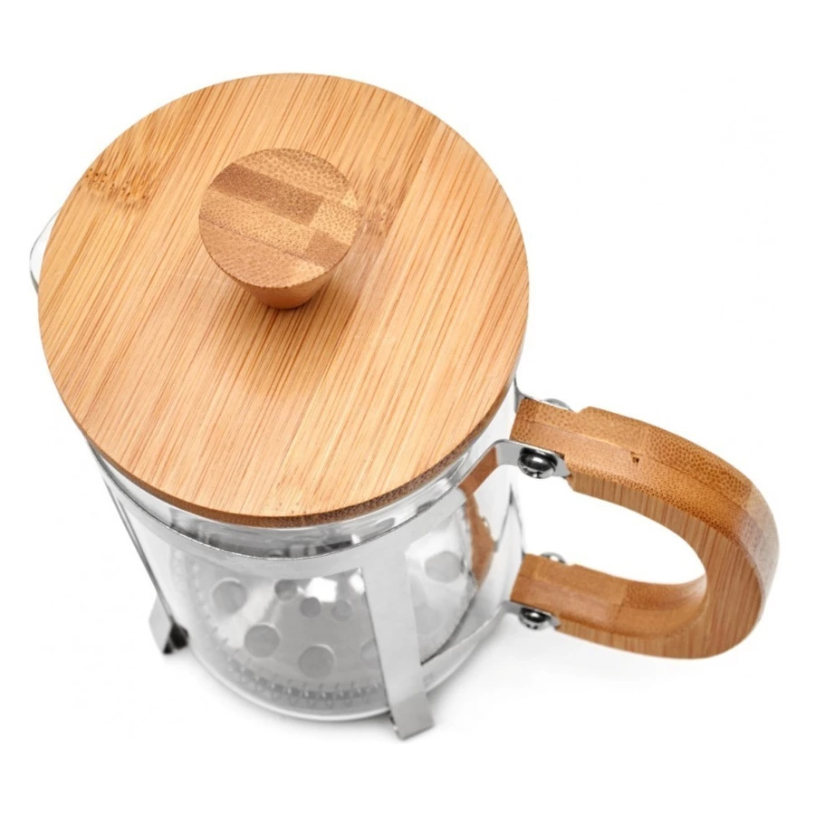 Френч-пресс Walmer Bamboo 800 мл, сталь нержавеющая