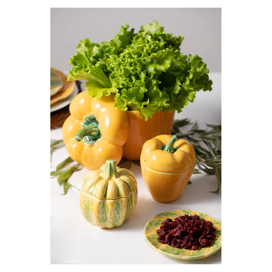 Тарелка закусочная Bordallo Pinheiro Тыква 22 см, керамика