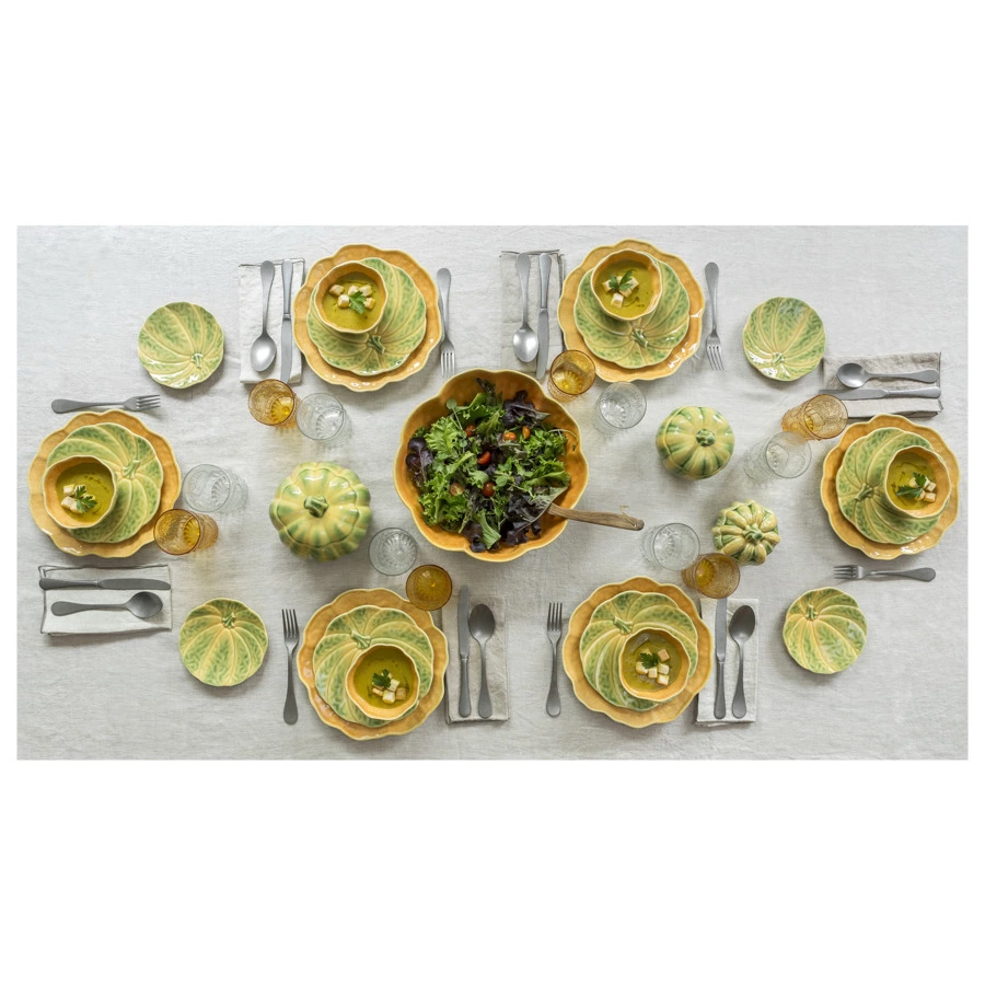 Тарелка закусочная Bordallo Pinheiro Тыква 22 см, керамика