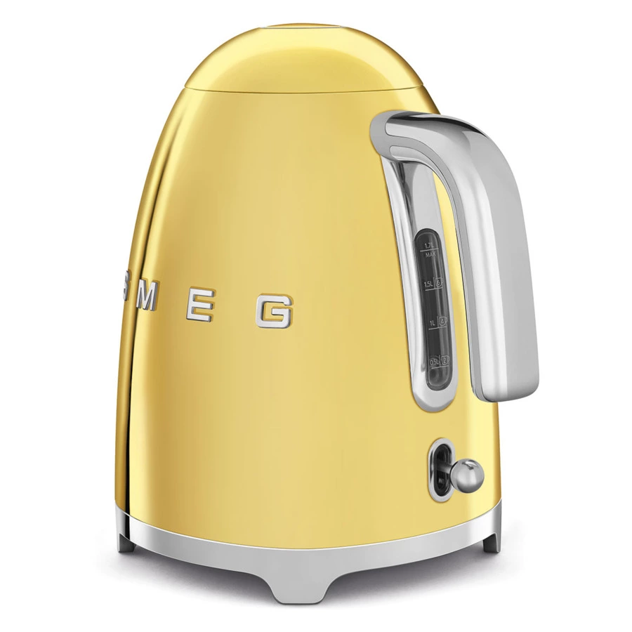 Чайник электрический SMEG KLF03GOEU, 2400 Вт, 1,7 л, золото