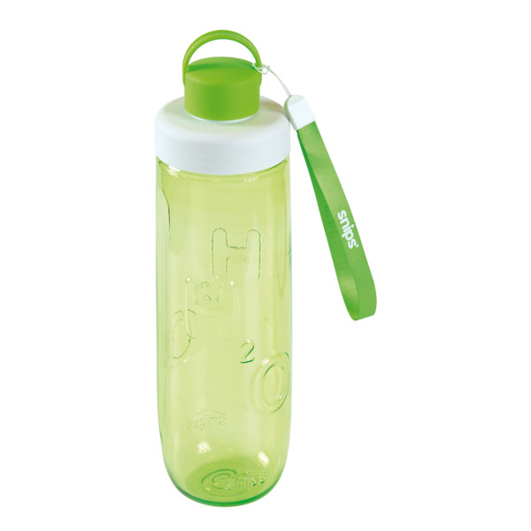 Бутылка для воды SNIPS 750 л, зеленая, пластик