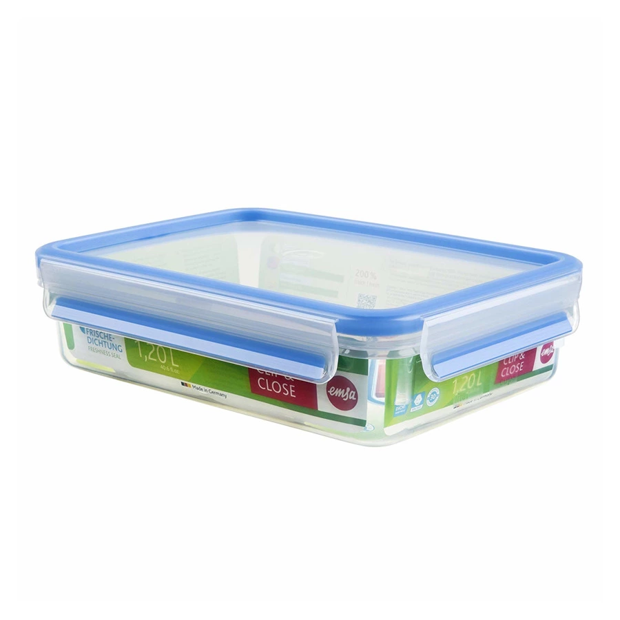 Контейнер прямоугольный Emsa Clip&Close 1,2 л, пластик