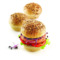Форма для выпечки булочек для гамбургеров Silikomart 20,4x30,8x2,8 см (серая)