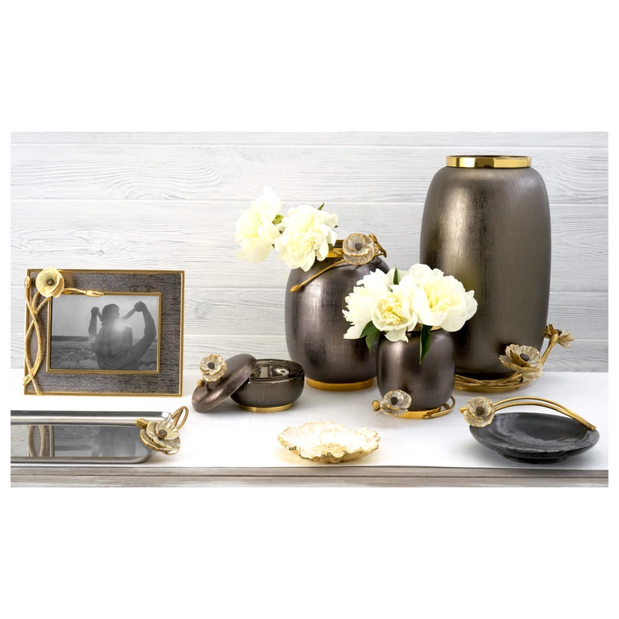 Ваза Michael Aram Анемоны 13 см, сталь нержавеющая