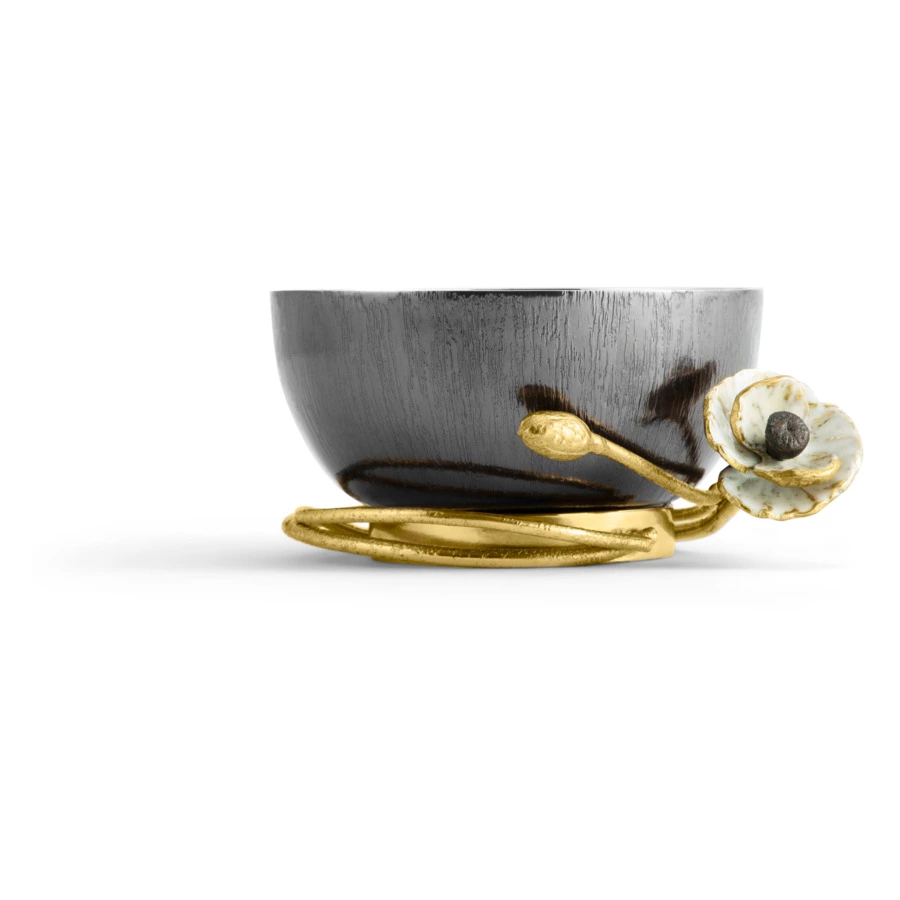 Чаша декоративная Michael Aram Анемоны 17 см, сталь нержавеющая