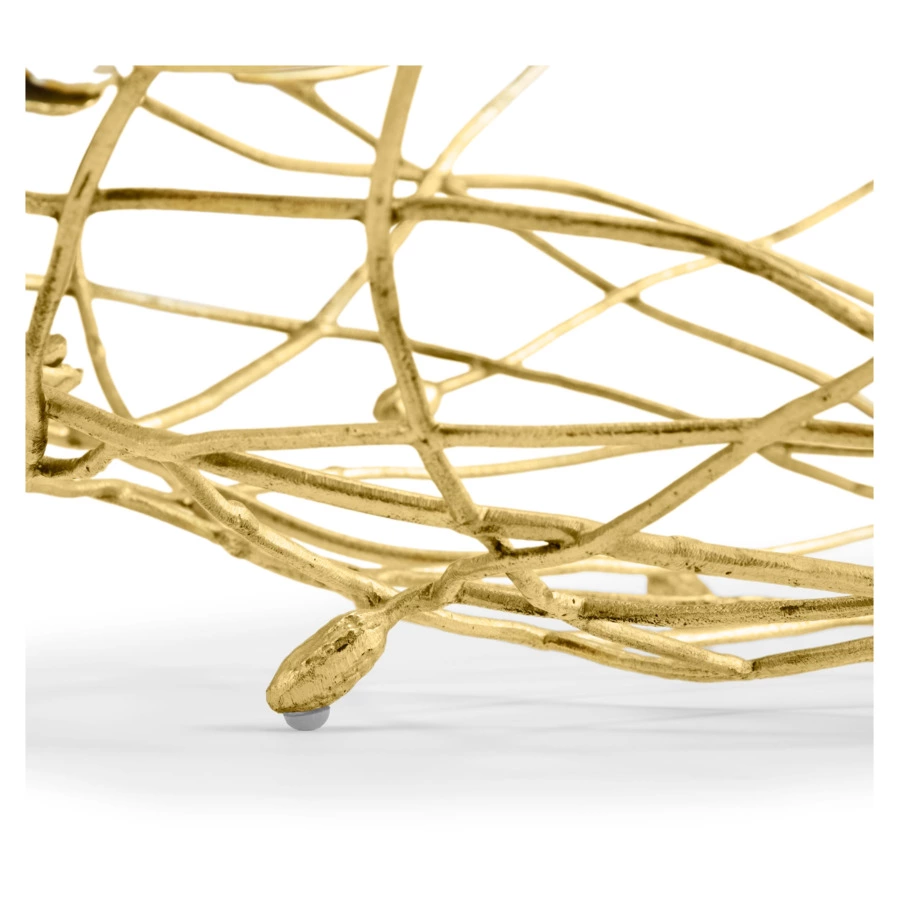 Чаша для центра стола Michael Aram Анемоны 49 см, латунь