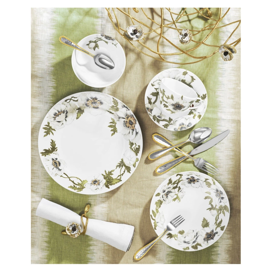 Чаша для центра стола Michael Aram Анемоны 49 см, латунь