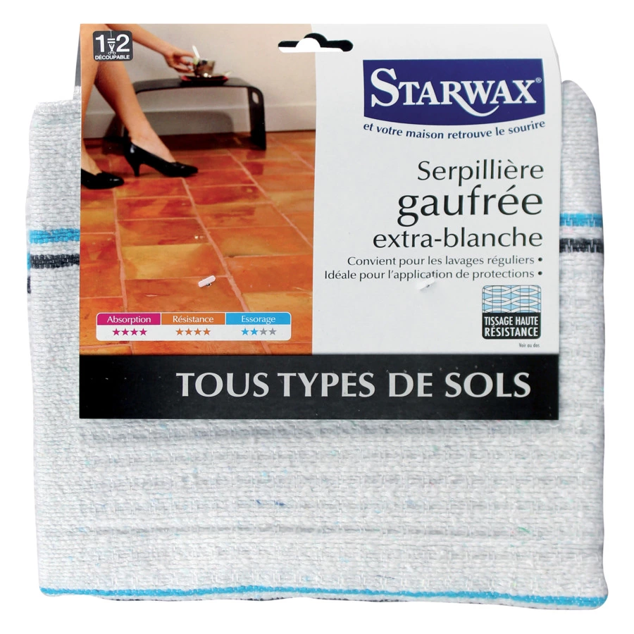 Салфетка гофрированная белая Starwax 100х50 см