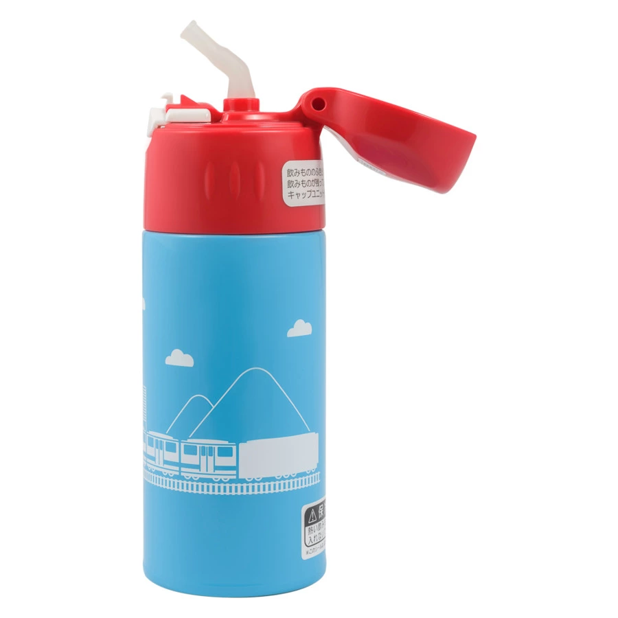 Термос детский THERMOS FHL-401F BL, 400 мл, голубой, нержавеющая сталь, п/к (320353)