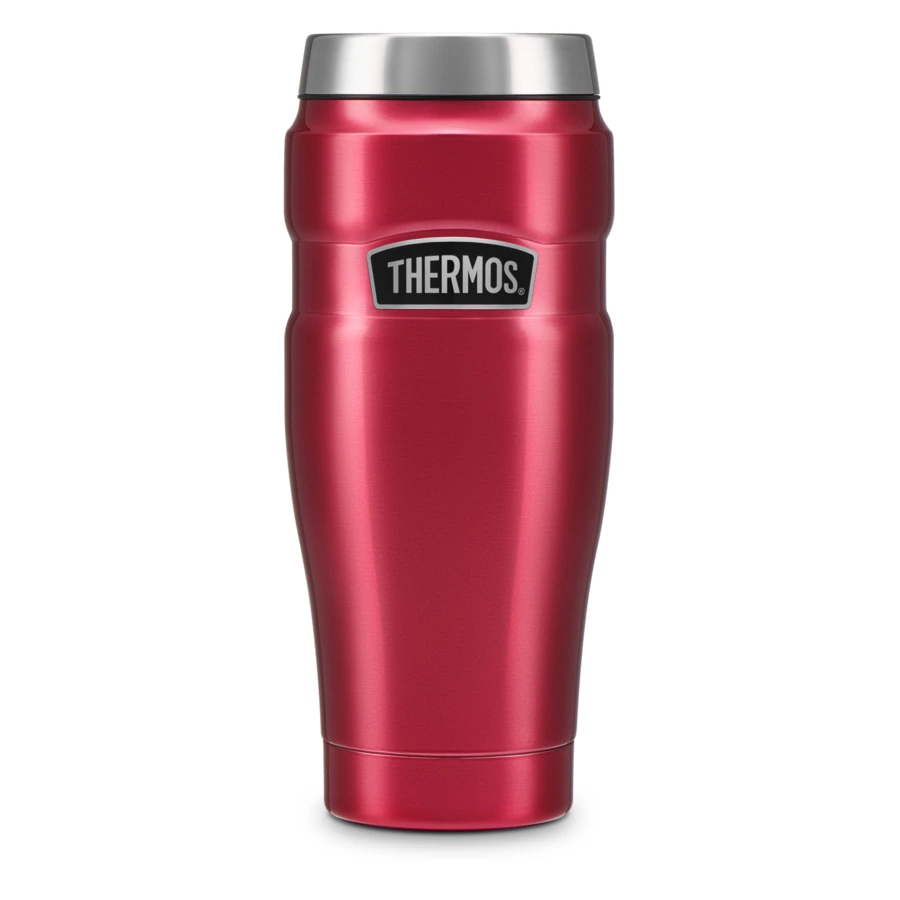 Термокружка THERMOS SK1005 RS, 470 мл, сталь нержавеющая, малиновая, п/к (15358)