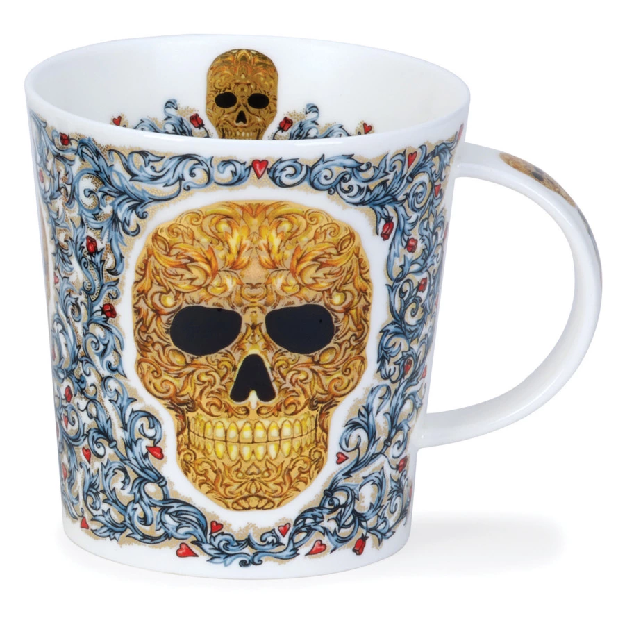 Кружка Dunoon Ломонд Элизиум золотой 320 мл, фарфор костяной