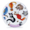 Кружка с ситечком и крышкой Dunoon Шетлэнд Забавные кошки 440 мл, фарфор костяной