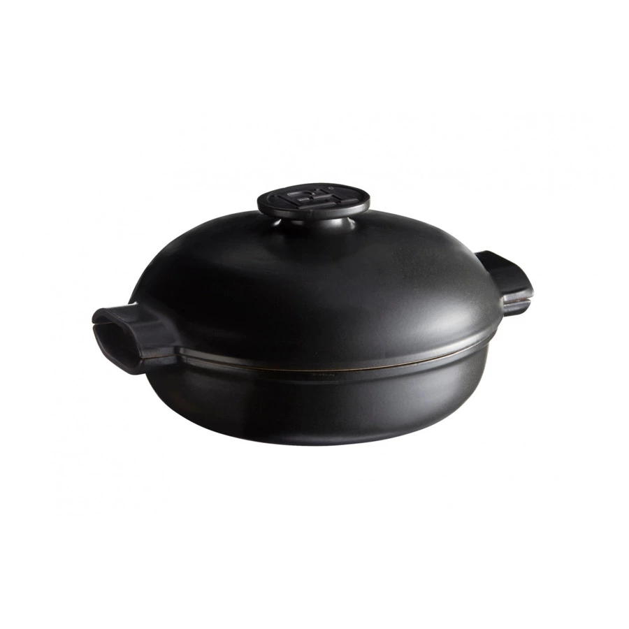 Сотейник Emile Henry Delight 2,5л, 42,6х25,4х8,1 см, графит, керамика жаропрочная