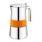 Кофеварка на 4 чашки Bra Elegance Orange, сталь нержавеющая