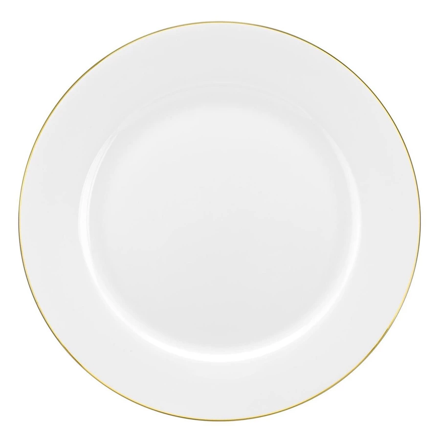 Тарелка обеденная Royal Worcester Интуиция Золотой кант 27 см